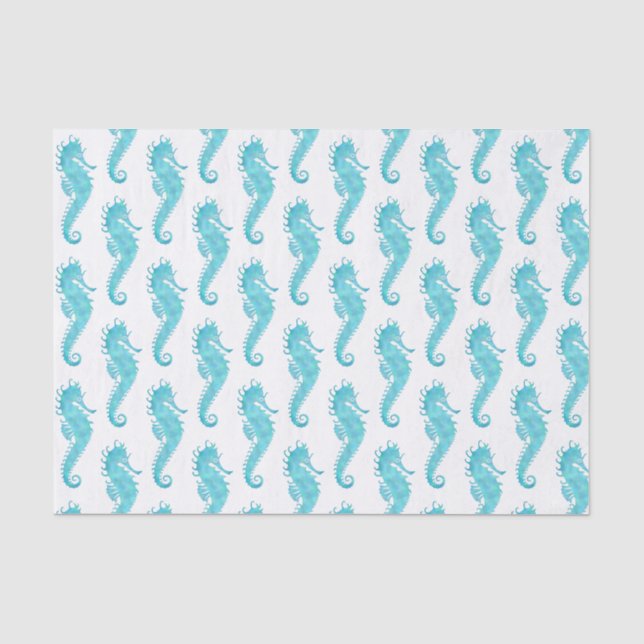Seahorses Tissue Paper (Front)