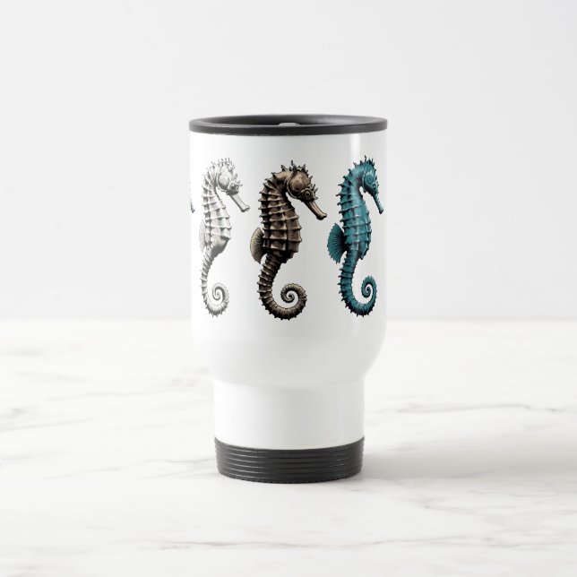 Seahorses  travel mug (Center)