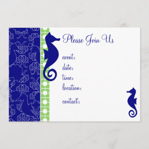 Seahorsing Around Invitation