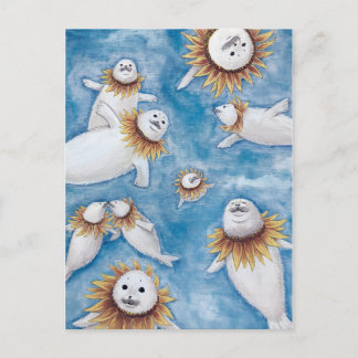 Seal and Season Series Summer Postcard