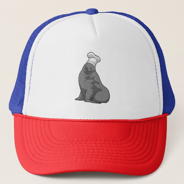 Seal as Cook with Chef hat (Front)