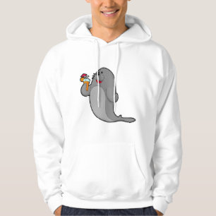 Seal at Drinking with Juice Hoodie