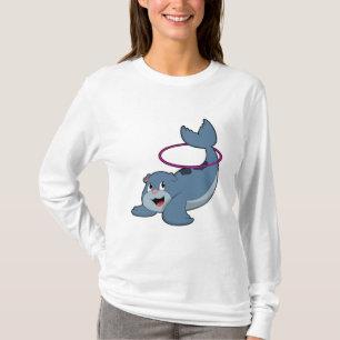 Seal at Fitness with Fitness tires.PNG T-Shirt