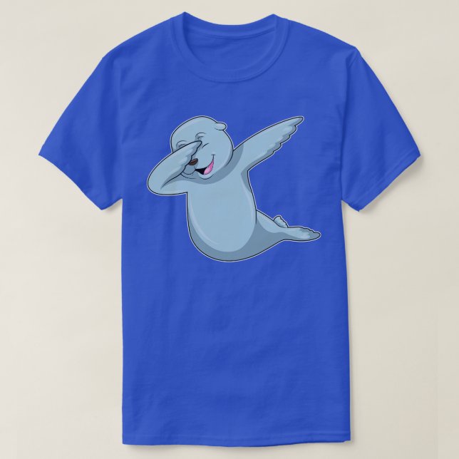 Seal at Hip Hop Dance Dab T-Shirt (Design Front)