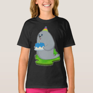 Seal Birthday Cake T-Shirt