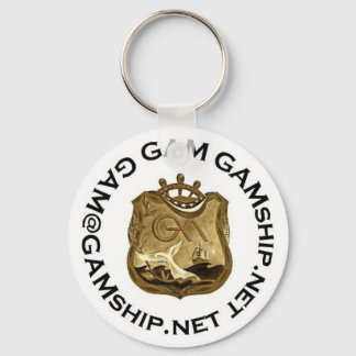 seal black gold keychain