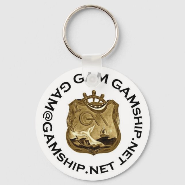 seal black gold keychain (Front)