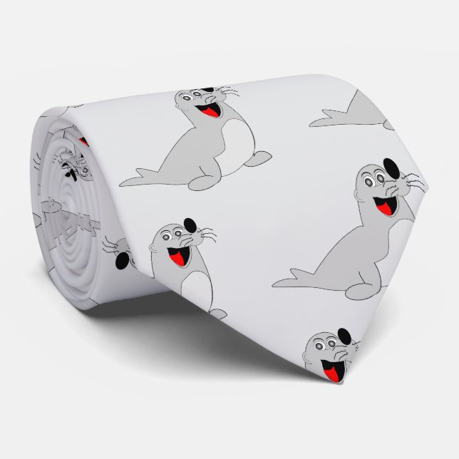 Seal Design Tie (Rolled)