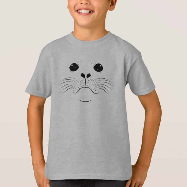 Seal face silhouette T-Shirt (Front)