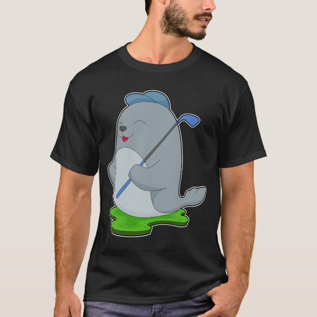 Seal Golf Golf clubs T-Shirt (Front)