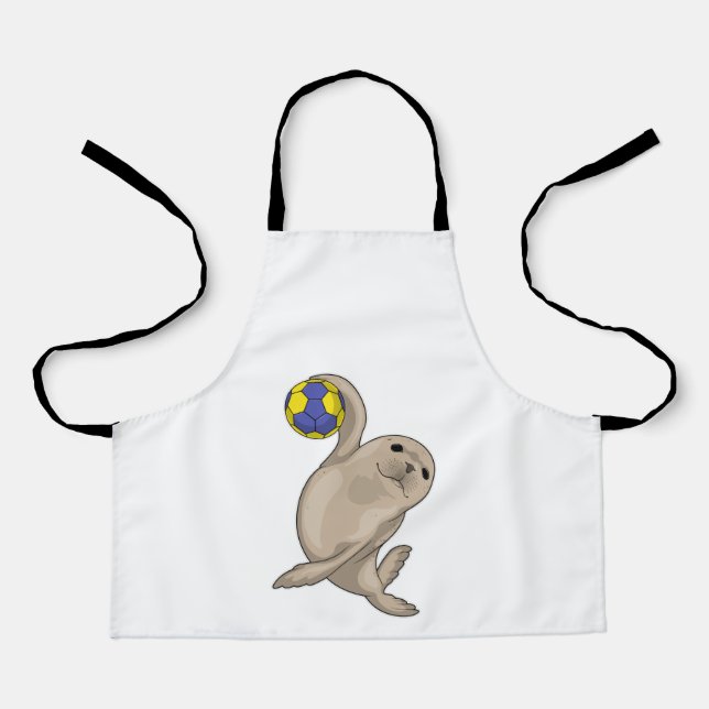Seal Handball player Handball Apron (Front)