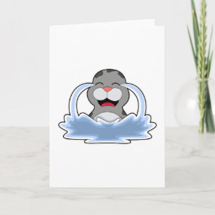 Seal in Water Card