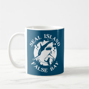 Seal Island False Bay - Scuba Diving With Sharks Coffee Mug