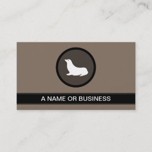 seal mocha bubble business card