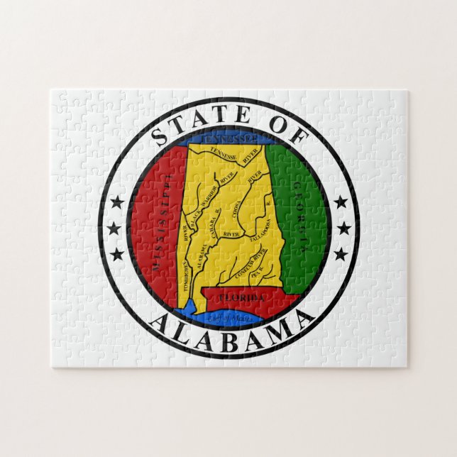 Seal of Alabama. Jigsaw Puzzle (Horizontal)
