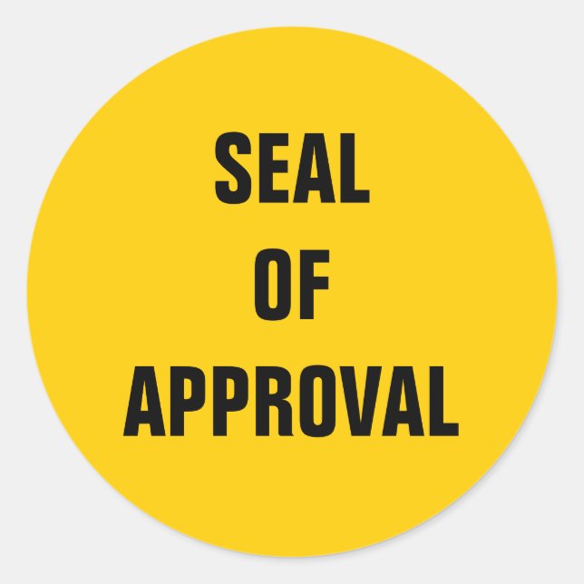 Seal of Approval (Front)