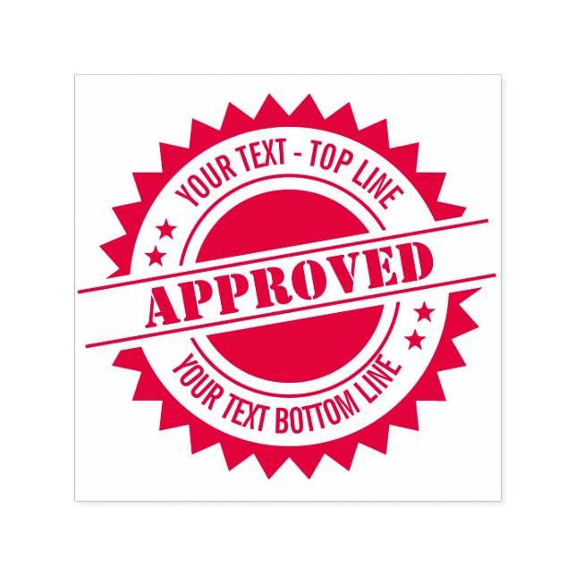 Seal of approval or other seal self-inking stamp (Design)