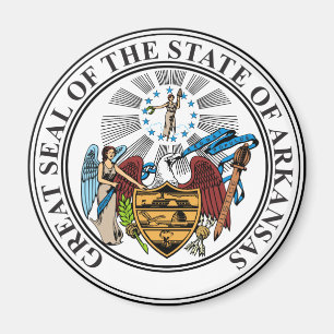 Seal of Arkansas State USA Magnet