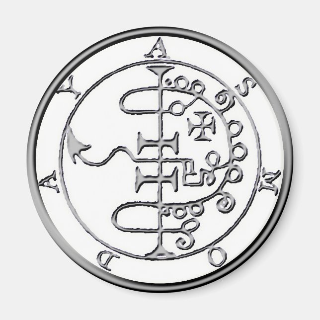 Seal of Asmoday Asmodeus Magnet (Front)