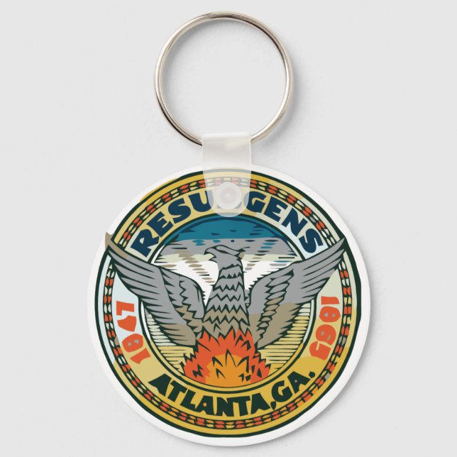 Seal of Atlanta, Georgia Keychain (Front)