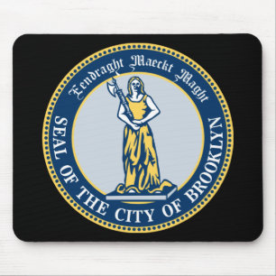 Seal of Brooklyn (Borough in New York City) Mouse Pad