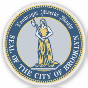 Seal of Brooklyn, New York City, USA