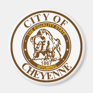Seal of Cheyenne, Wyoming Magnet