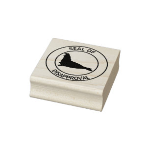 Seal of Disapproval Rubber Stamp