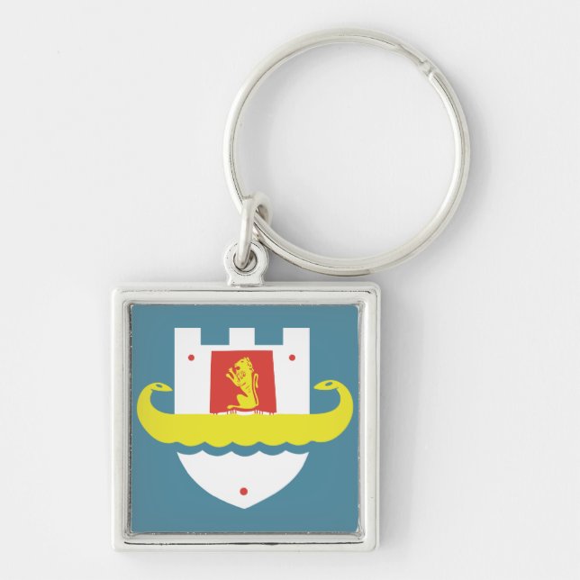 Seal of Durrës, Albania Keychain (Front)