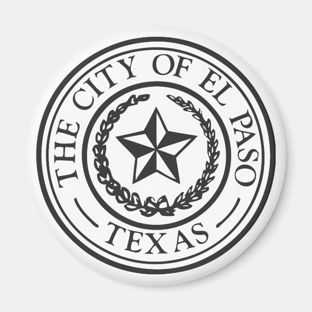 Seal of El Paso Magnet (Front)