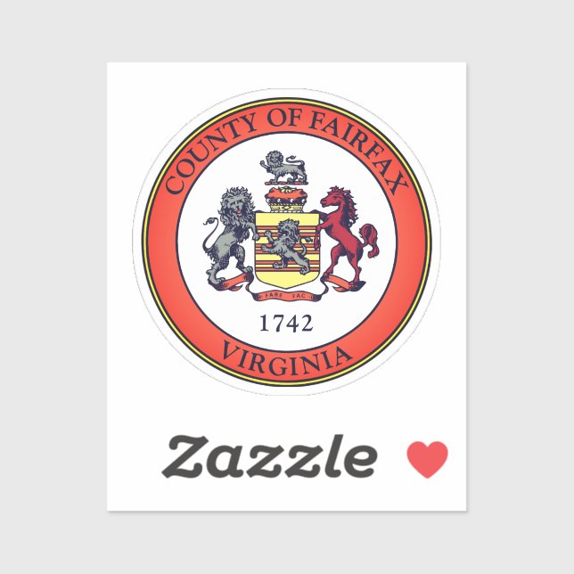 Seal of Fairfax County, Virginia (Sheet)