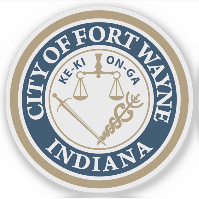 Seal of Fort Wayne, Indiana, USA (Front)