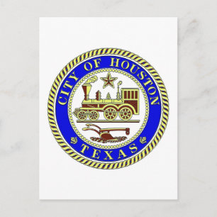 Seal of Houston Postcard