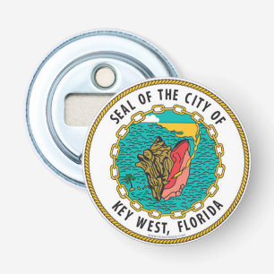 Seal of Key West, Florida Bottle Opener