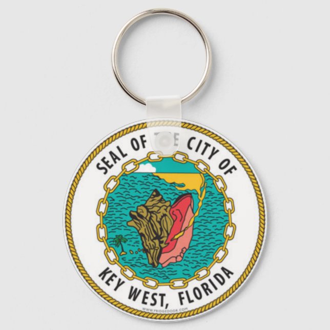 Seal of Key West, Florida Keychain (Front)