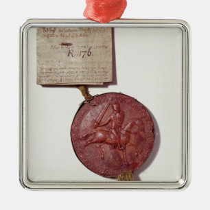 Seal of King Richard I Metal Ornament