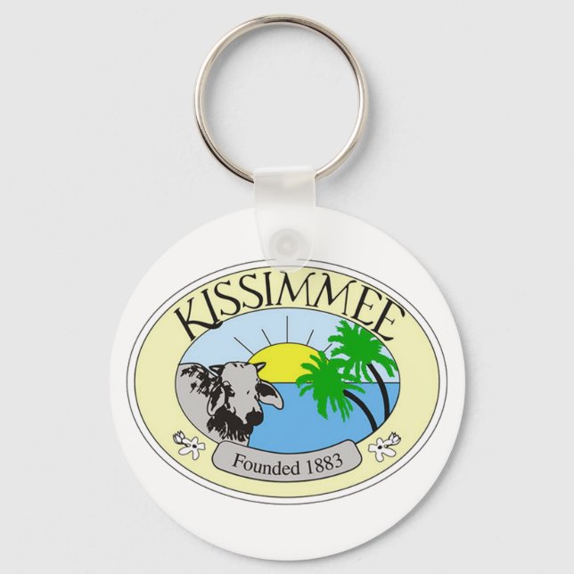 Seal of Kissimmee, Florida Keychain (Front)