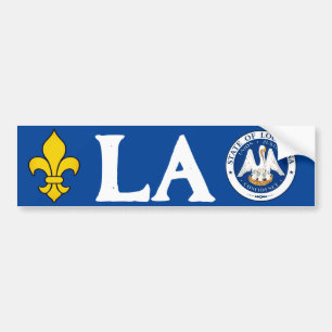 Seal of Louisiana Bumper Sticker