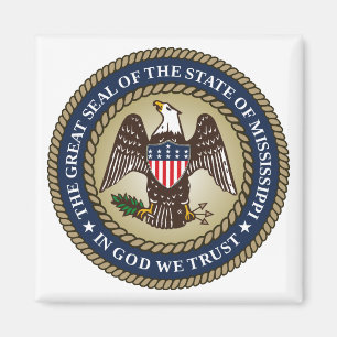 Seal of Mississippi (US State) Magnet