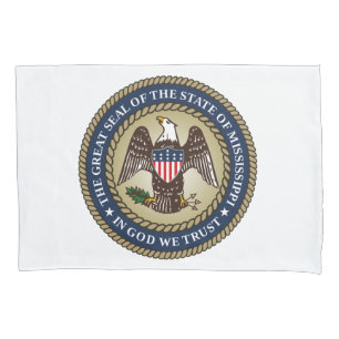 Seal of Mississippi (US State) Pillowcase