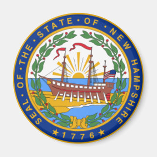 SEAL OF NEW HAMPSHIRE MAGNET