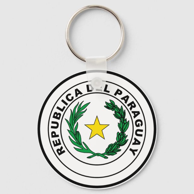 Seal of Paraguay Keychain (Front)