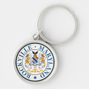 Seal of Rockville, Maryland Keychain