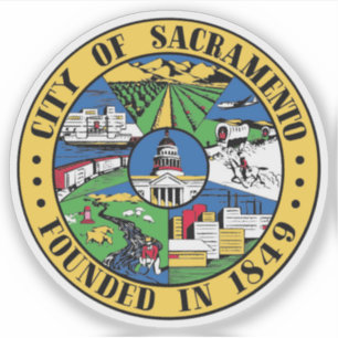 Seal of Sacramento, California, USA