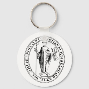 Seal of Saint Anselm of Canterbury Keychain