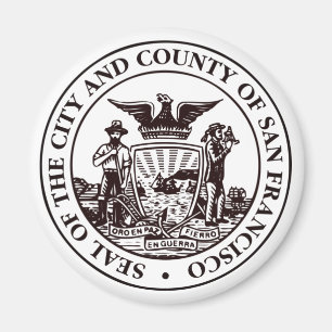 Seal of San Francisco, CA Magnet