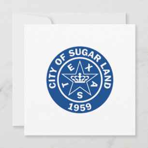 Seal of Sugar Land (Texas) Card
