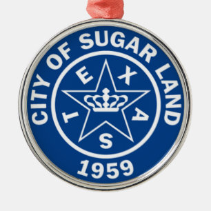 Seal of Sugar Land (Texas) Metal Ornament