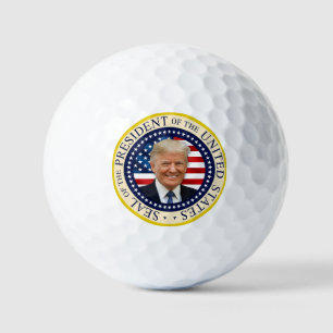 Seal of the 47th President Trump won 2024  Golf Balls