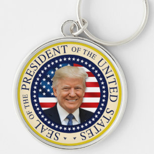 Seal of the 47th President Trump won 2024 Keychain